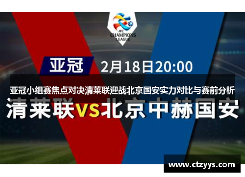 亚冠小组赛焦点对决清莱联迎战北京国安实力对比与赛前分析