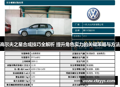 高尔夫之星合成技巧全解析 提升角色实力的关键策略与方法